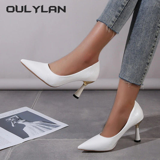 Classic High Heels Embossed 2024 Pumps