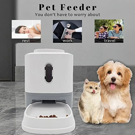 Automatic Interactive Large Capacity Pet Feeder