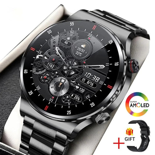 2024 NEW ECG+PPG Business Smart Watch with Bluetooth Call Health Sleep Monitoring Multiple Sports Mode Waterproof Smartwatch