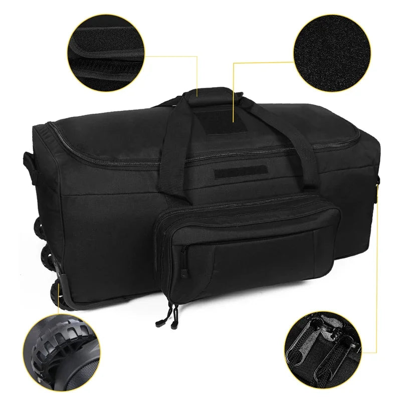 124L Large Capacity Outdoor Camping Travel Bag