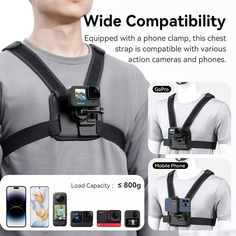 Head Strap Mount / Chest Strap for Gopro