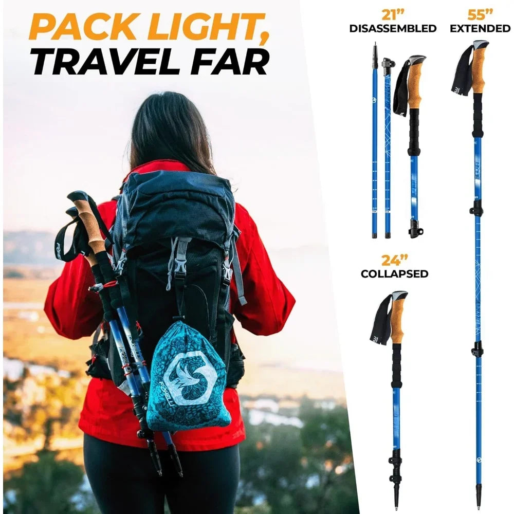 Carbon Fiber Lightweight Shock-Absorbent Walking Sticks