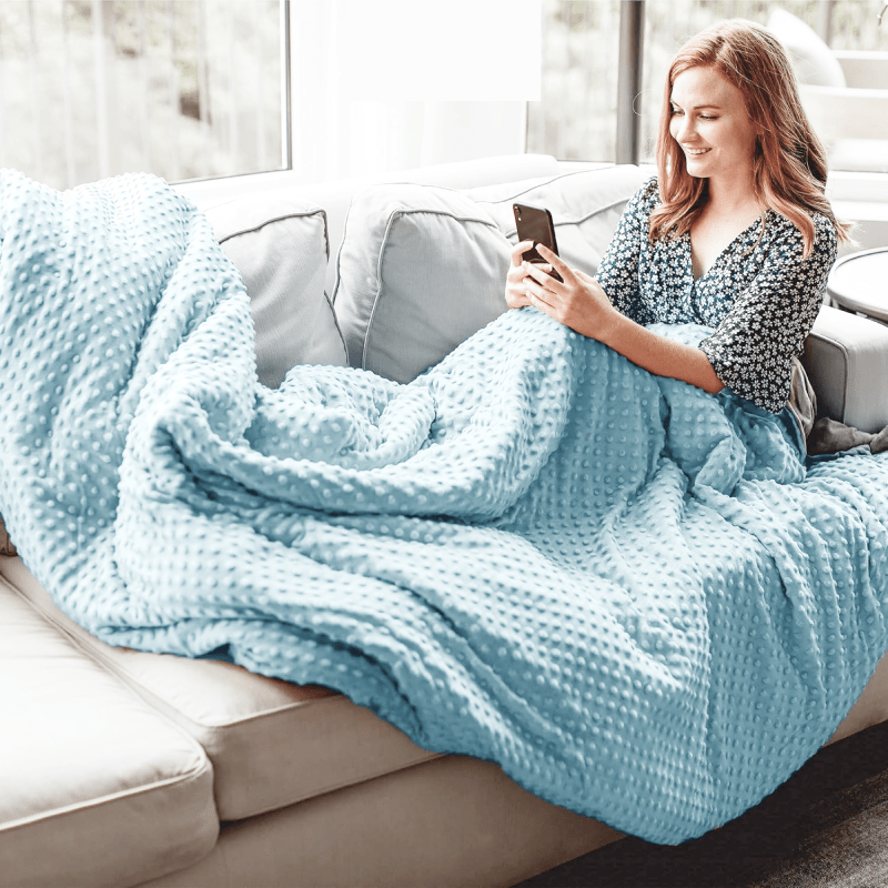 Weighted Blanket for Adults, Queen Size 16 lbs